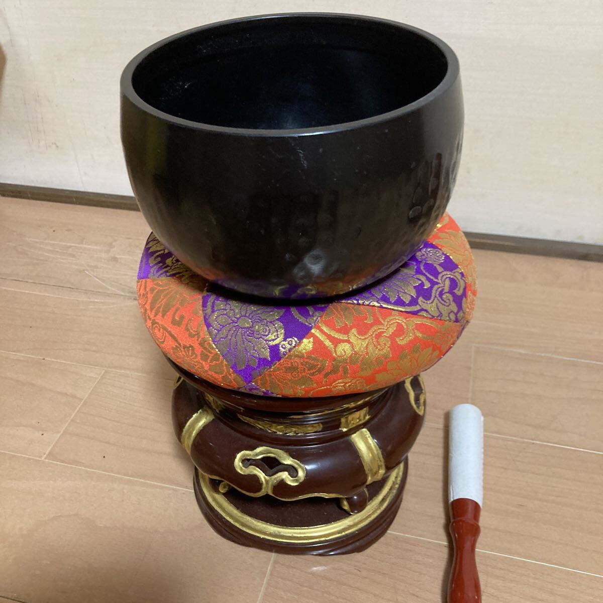 .. предметы для домашнего буддийского алтаря 6 позиций комплект большой добродетель храм Lynn круг золотой шт. столица futon Lynn палка дерево рыба . Lynn калибр 15. дерево рыба туловище ширина 18. предметы для домашнего буддийского алтаря клетка ....... settled .