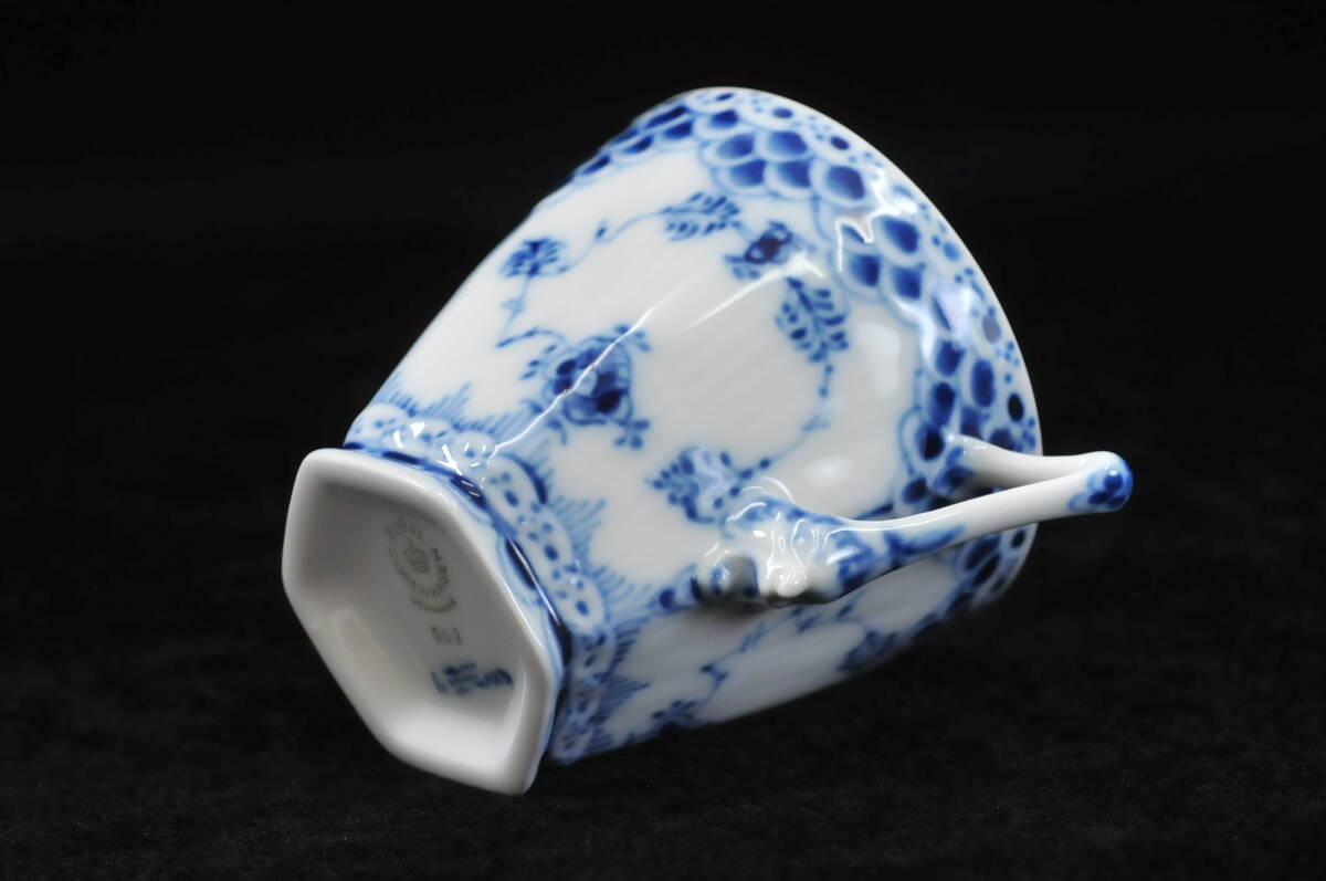  Royal Copenhagen голубой / зеленый полный -teto* половина / полный гонки * Princess cup & блюдце * plate суммировать товар 03410035-2