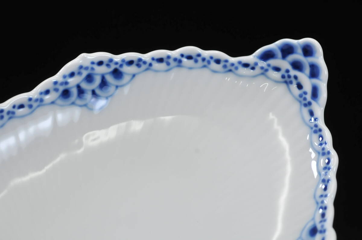  Royal Copenhagen голубой / зеленый полный -teto* половина / полный гонки * Princess cup & блюдце * plate суммировать товар 03410035-2