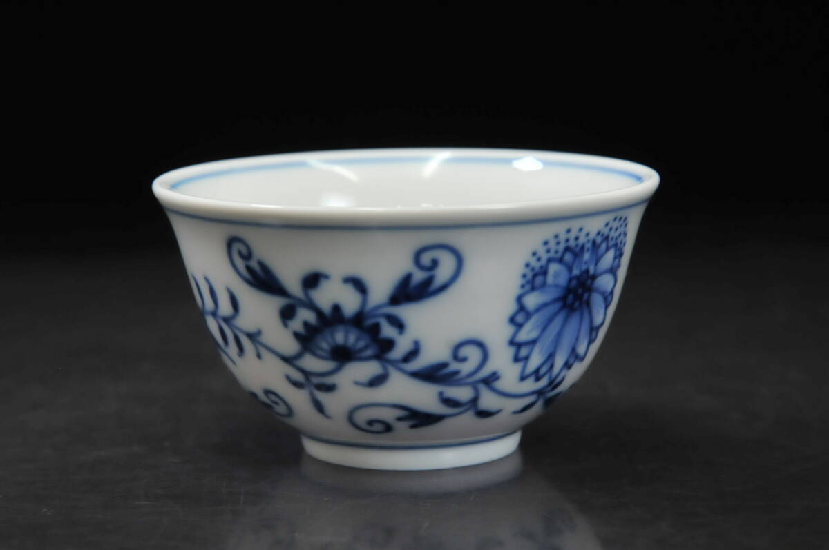 MEISSEN Meissen голубой oni on зеленый чай . деревянное блюдце (betoga-.. контейнер ) 5 покупатель . чайная посуда с коробкой керамика 03211042-2