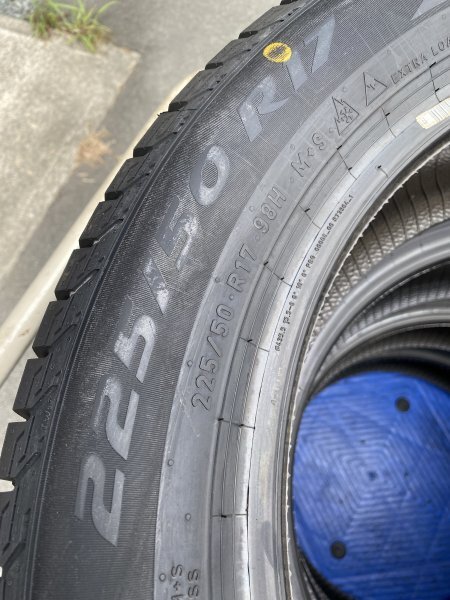 【法人宛限定送料無料】ICEZAM36 PIRELLI 225/50R17 98H XL ICE ZERO ASIMMETRICO 4本セット 2023年製_画像4