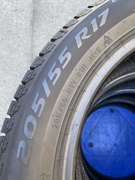 【法人宛限定送料無料】PRMH55R17-51　PIRELLI　205/55R17 91H　ICE ZERO ASIMMETRICO　4本セット　2022年製_画像4