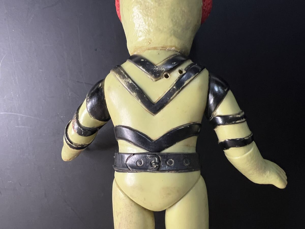 6000スタ】レア 当時物 仮面ライダー 旧バンダイ カマキリ男 ソフビ レトロ ヴィンテージ 東映 石森プロ_画像7