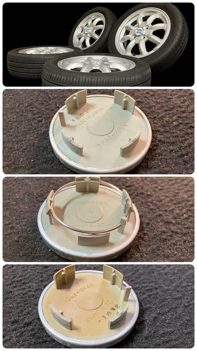 2023~2024年製ヨコハマ付 ミニライト 165/55R14 4.5J+45 4穴 PCD100 純正 14インチ アルミ ホイール ミラ ジーノ MINILITE 国産タイヤ L700_画像9