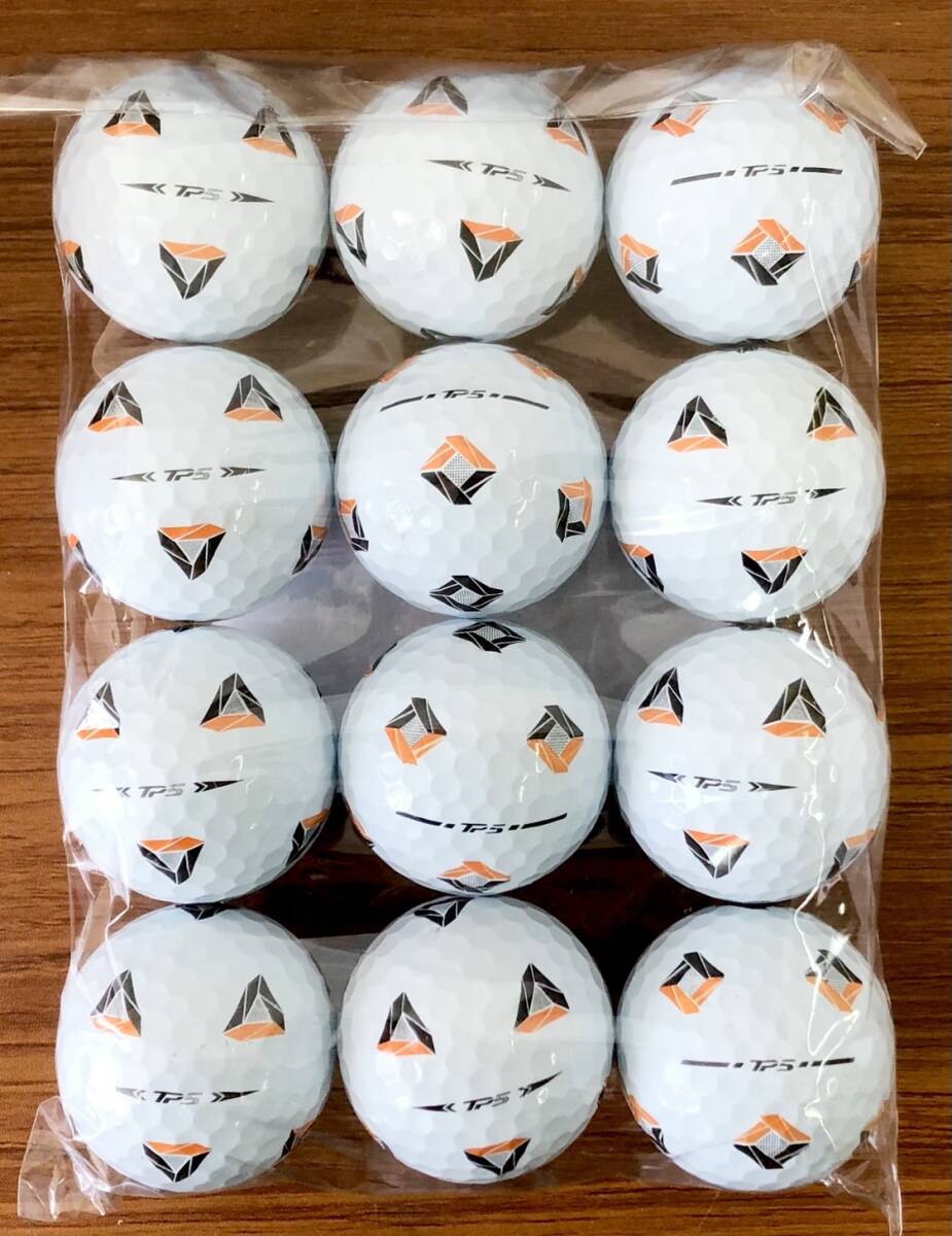 【740-TP5】TaylorMade-TP5/ 12個【ロストボール】【やや傷、汚れあり】_画像2