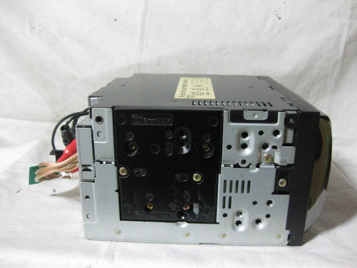 K-3066　Carrozzeria　カロッツェリア　FH-P888MD　MDLP　2Dサイズ　CD&MDデッキ　故障品_画像4