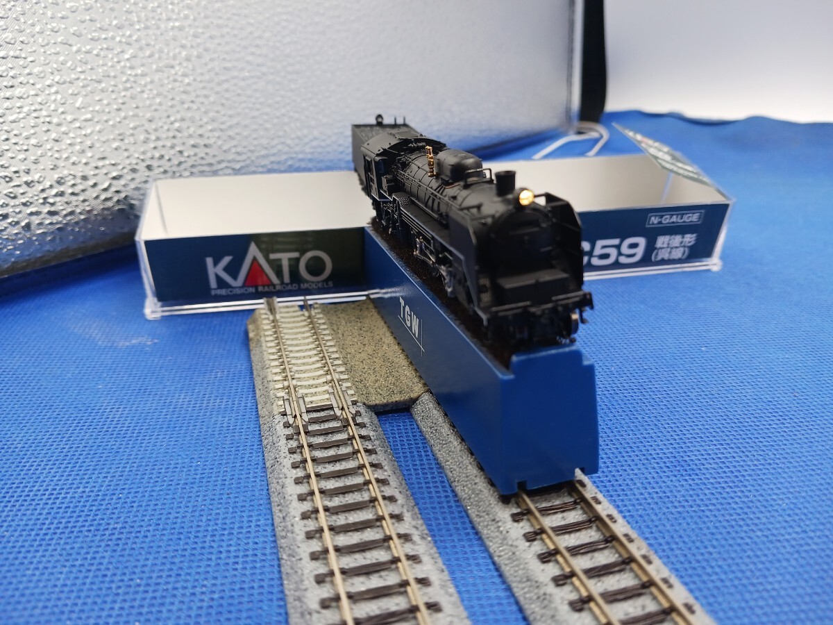 ★送料無料 美品 即決有★ KATO 2026-1 C59形 蒸気機関車 戦後形 (呉線) _画像6