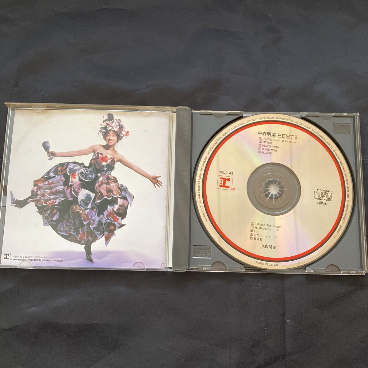 【帯付き】中森明菜 / BESTⅡ/ アルバム CD ※美盤です_画像2