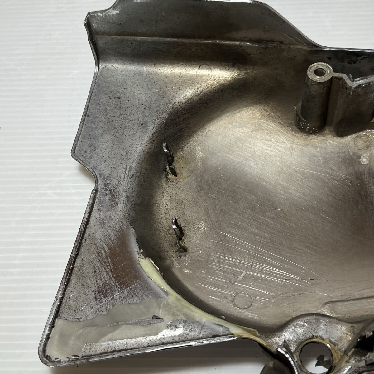 ヤマハ ビラーゴ250 スプロケットカバー 純正 中古 バイク部品_画像6