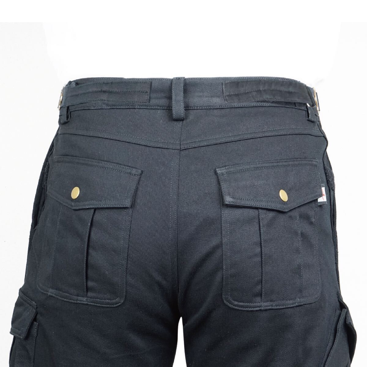 ラフアンドロード HOTライディングカーゴストレッチコットンパンツルーズフィット RR7722LF ブラック LM Women's size_画像5