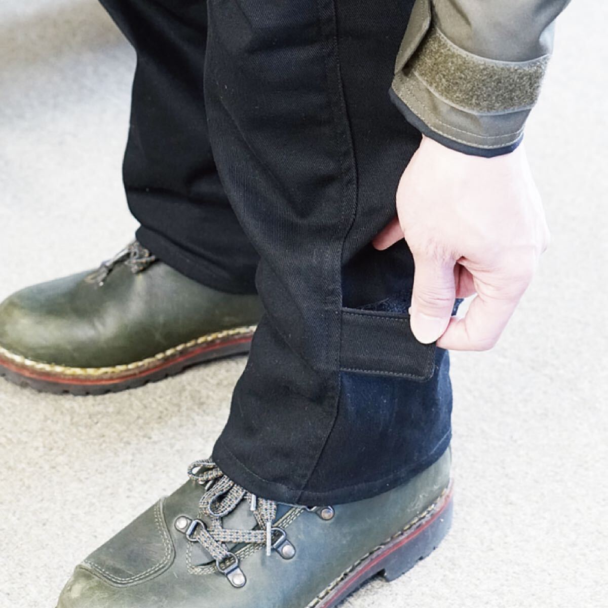 ラフアンドロード HOTライディングカーゴストレッチコットンパンツルーズフィット RR7722LF ブラック LM Women's size_画像6