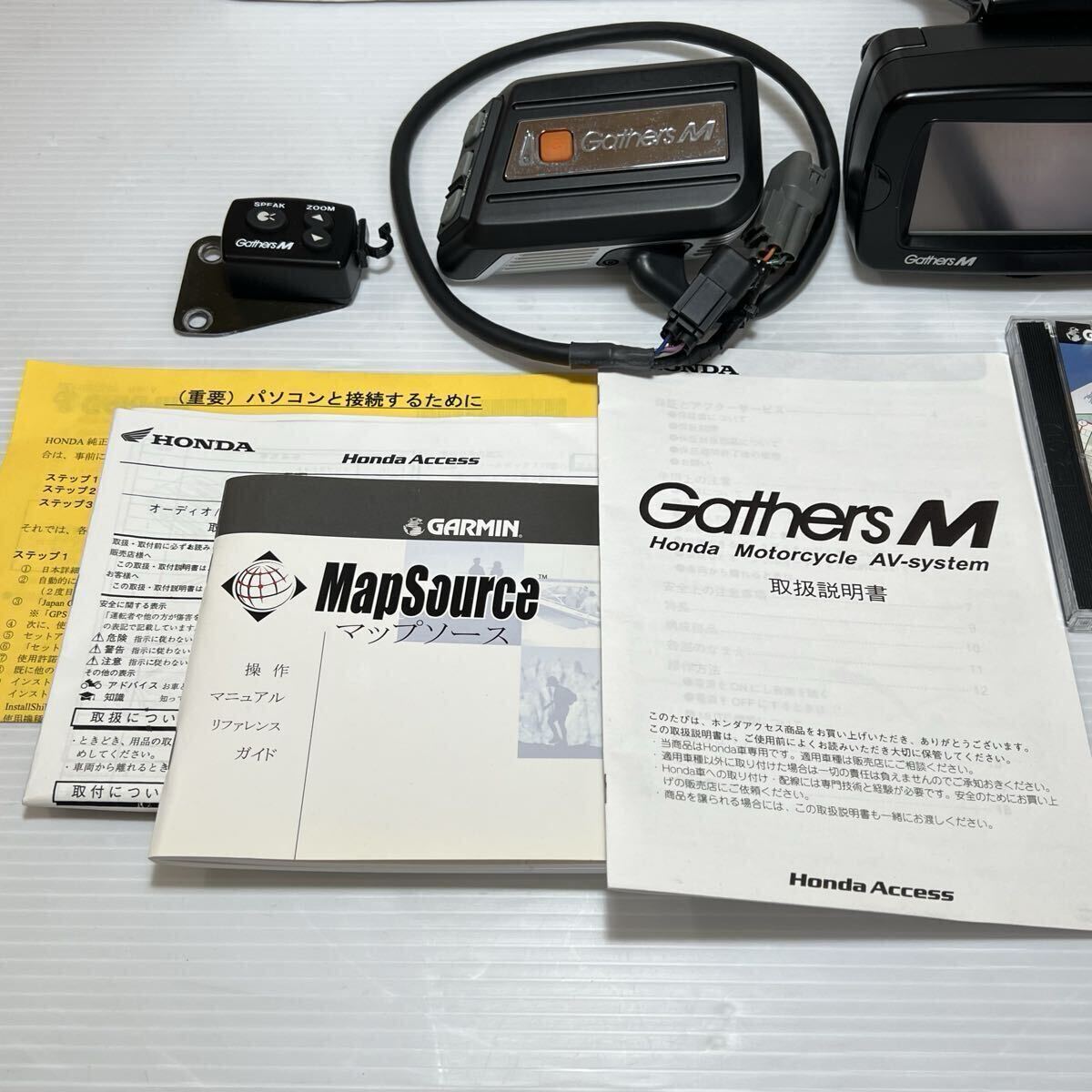 ホンダ Gathers M ギャザズ M バイク用ナビ 二輪車用 純正 08A40-9G0-101_画像5