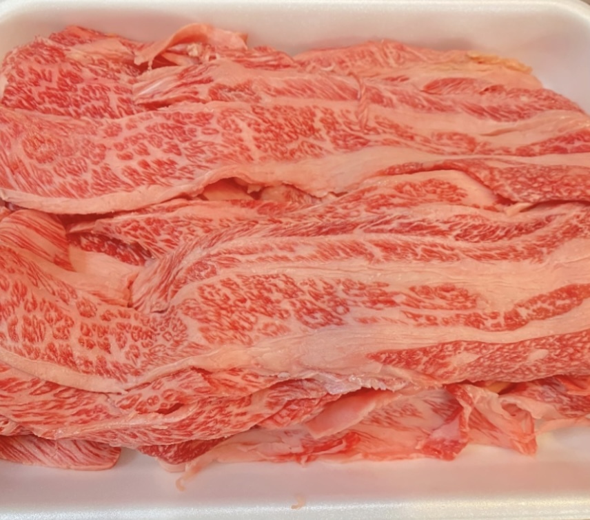 ^_^/贈答品にも○即決は3パック《九州産》本物の味高級黒毛和牛バラスライス2mm厚さにスライスを1kgパックから販売◎すき焼き ○焼肉_画像10