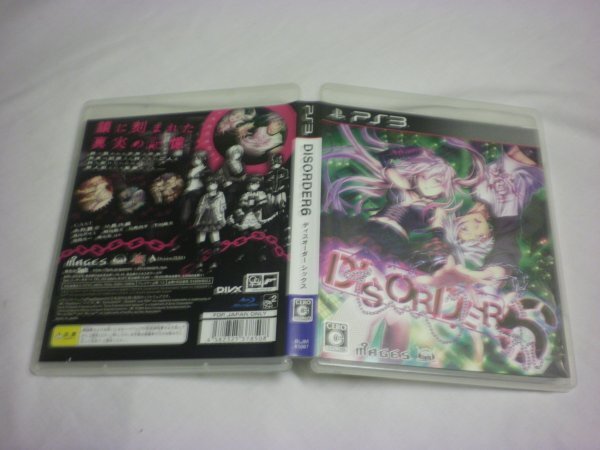 PS3 DISORDER 6 ディスオーダー シックス (ケース・解説書付)_画像1