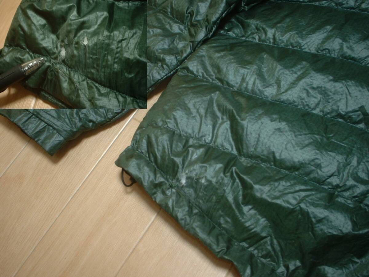 ColumbiaマーベルバンクスフーディXLオリーブ深緑モスグリーン正規コロンビアPM5222アウトドアフーデッドダウンジャケット訳有り_画像3