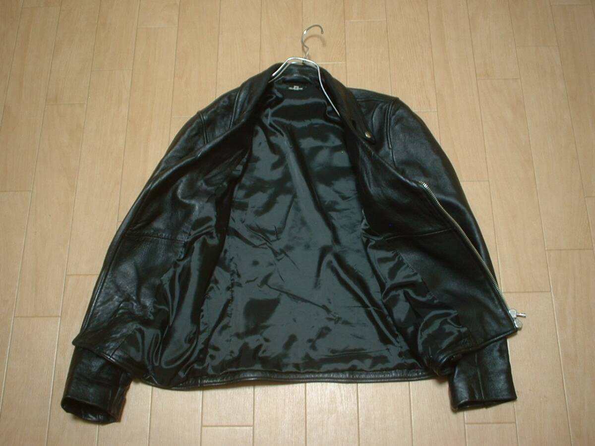 FREAK'S STORE羊革レザーダブルライダースジャケットM正規163-1508フリークスストアラムシープスキン黒ブラックIDEALバイクBIKEパンクPUNK_画像5