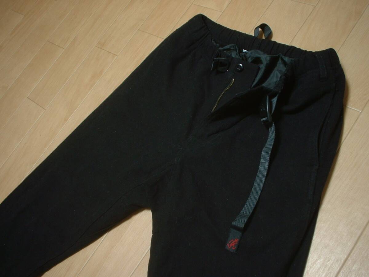 GRAMICCIウールブレンドクライミングパンツASIA-M正規グラミチGMP-21F058ブラック黒ベルクロガゼットトラウザーズWOOL PANTSアウトドア_画像4