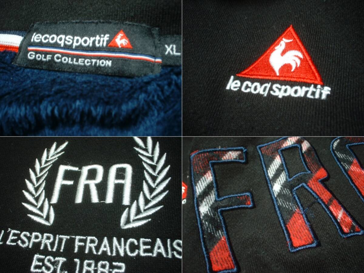 le coq sportif GOLF COLLECTIONボアライナースウェットトラックジャケットXL正規QT-895553ルコックスポルティフゴルフコレクション防寒性_画像3