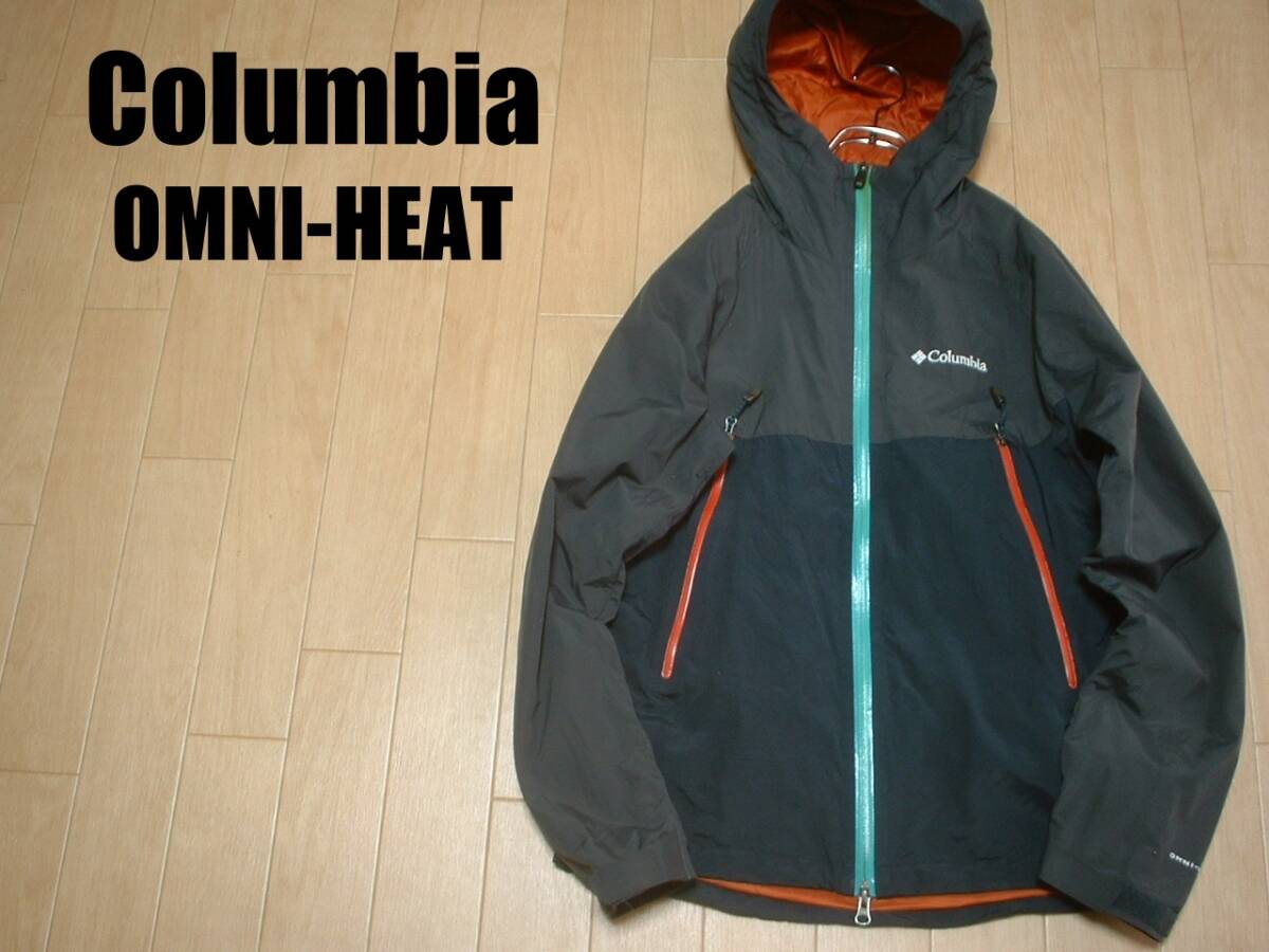 Columbiaデクルーズサミット2ジャケットOMNI-HEAT正規SコロンビアPM3330高性能オムニヒートマウンテンパーカー黒ブラックグレー_画像1