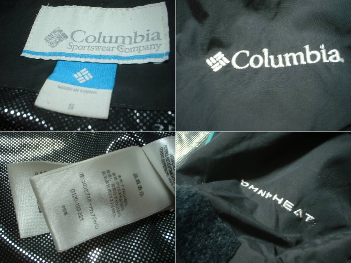 Columbiaデクルーズサミット2ジャケットOMNI-HEAT正規SコロンビアPM3330高性能オムニヒートマウンテンパーカー黒ブラックグレー_画像3