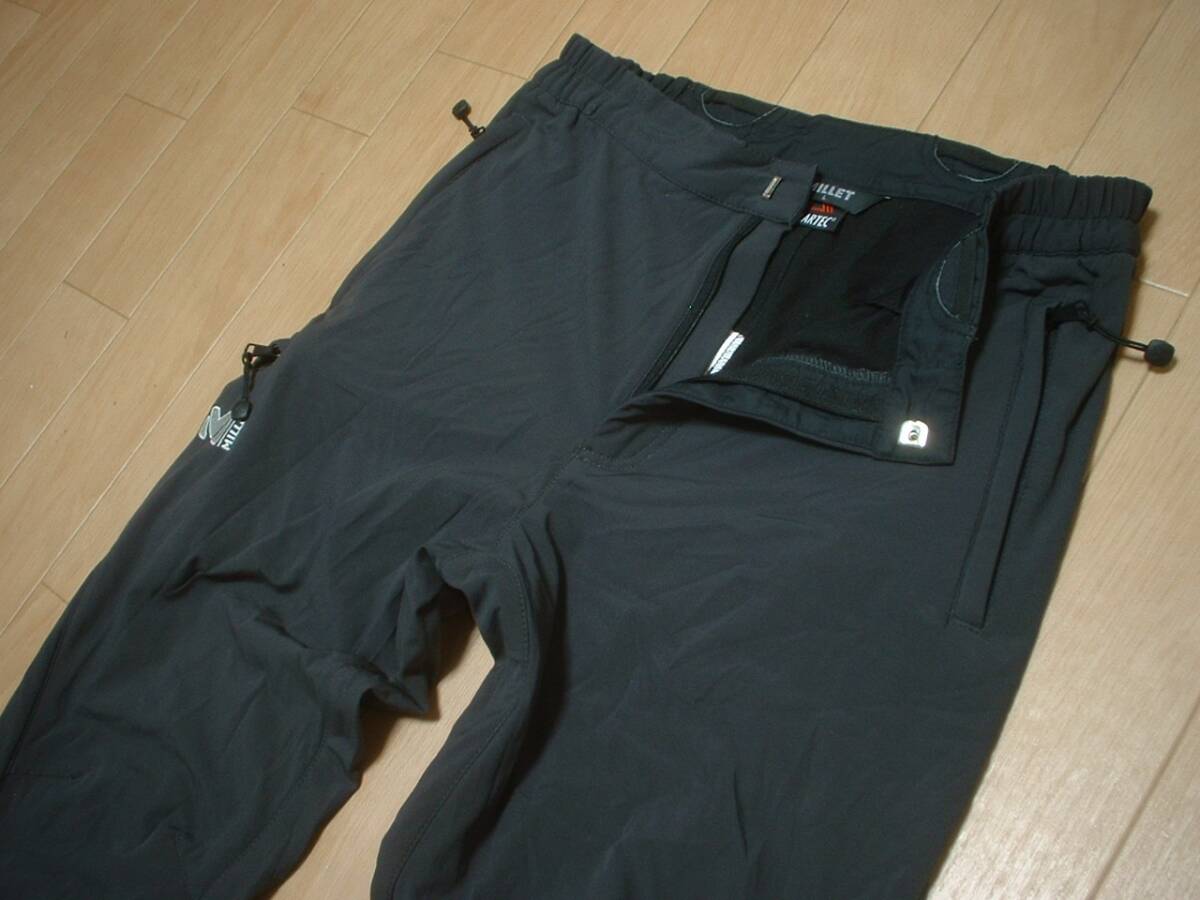 MILLET POLARTEC POWER SHIELDツアリングパンツ美品L正規MIV2231ミレーTOURING PANTポーラーテックパワーシールド雪山スノボスノーガード_画像4