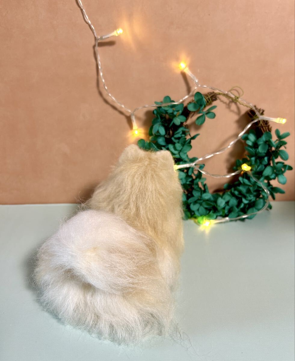 羊毛フェルト　ふわもこポメラニアン_画像5