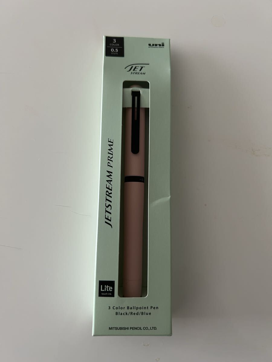 ジェットストリーム プライム ライトタッチインク搭載 3色ボールペン 0.5mm コットンピンク_画像1