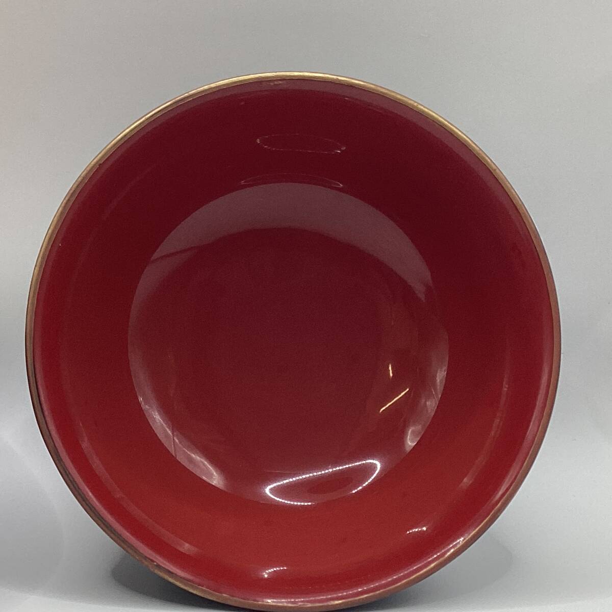 【17400】平安 象彦 西村彦兵衛 京都 飯碗 煮物椀　汁椀 吸物椀 器 漆器 漆塗　天然木 伝統 工芸品　直径約12cm 現状品_画像3