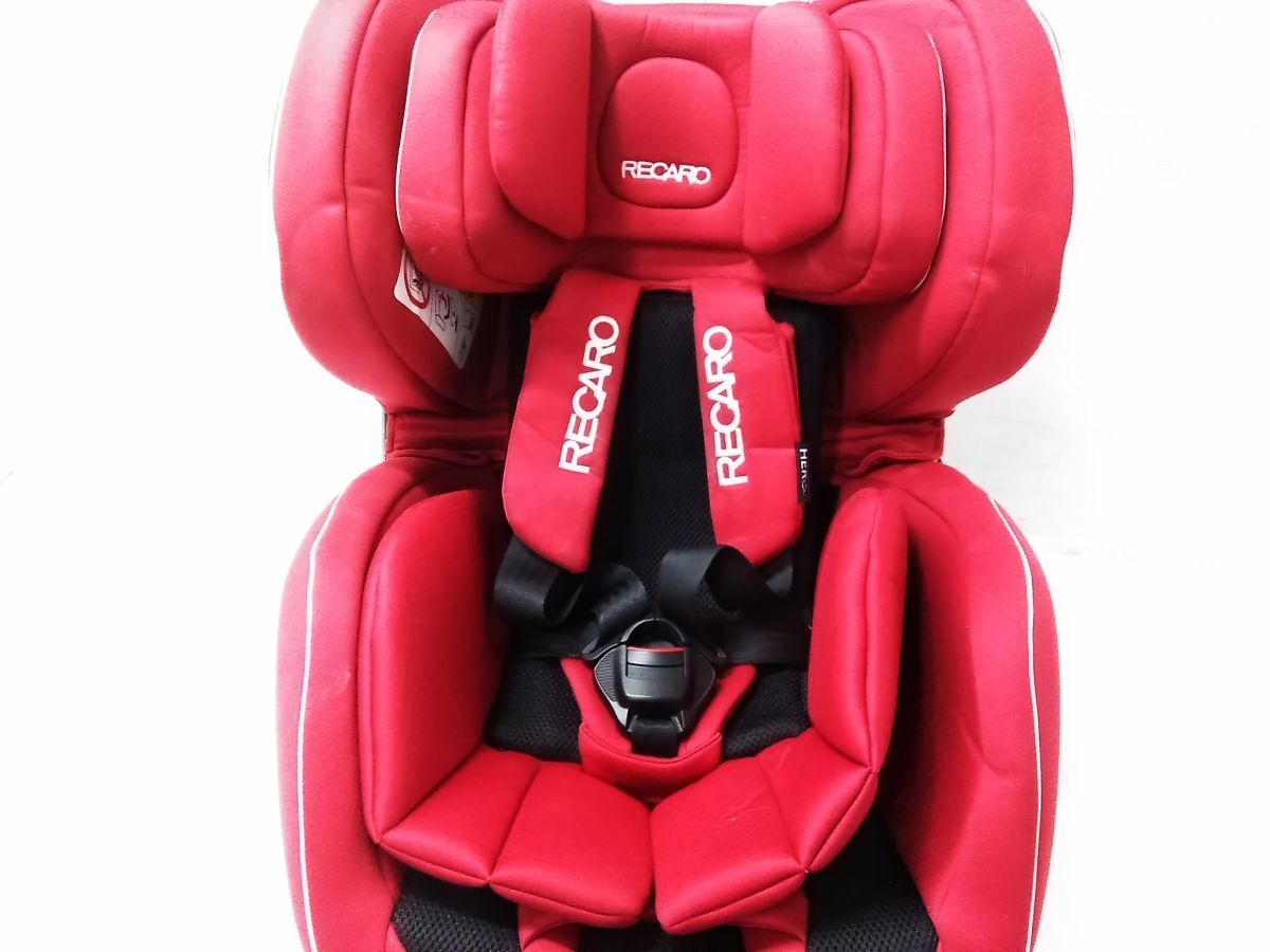 □RECARO レカロ Zero.1 ゼロワン 360° 回転式 チャイルドシート ISOFIX アイソフィック ~18kg 新生児シート付 1111-37 @180□_画像4