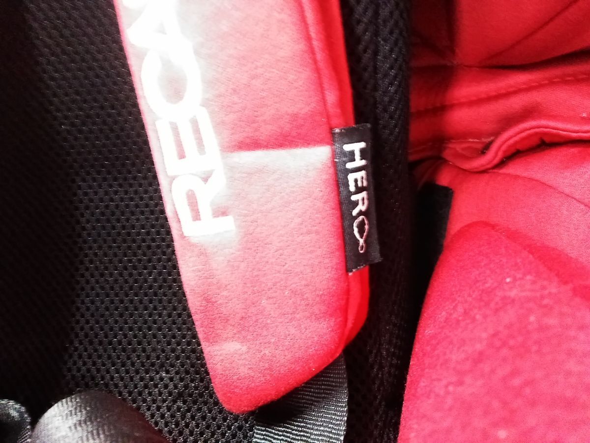 □RECARO レカロ Zero.1 ゼロワン 360° 回転式 チャイルドシート ISOFIX アイソフィック ~18kg 新生児シート付 1111-37 @180□_画像6