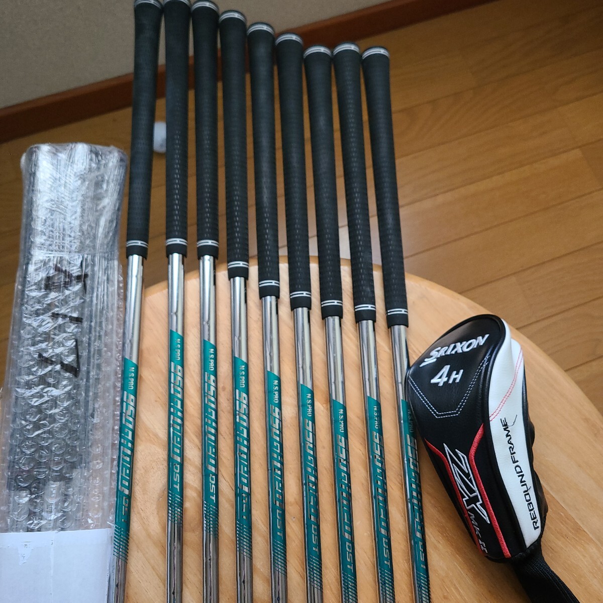 SRIXON ZX5 MKⅡ N.S.PRO 950GH neo DST 8本 +4番ハイブリッド +N.S.PRO MODUS3 モーダス3 ツアー105 S 6〜P 5本セット S_画像3