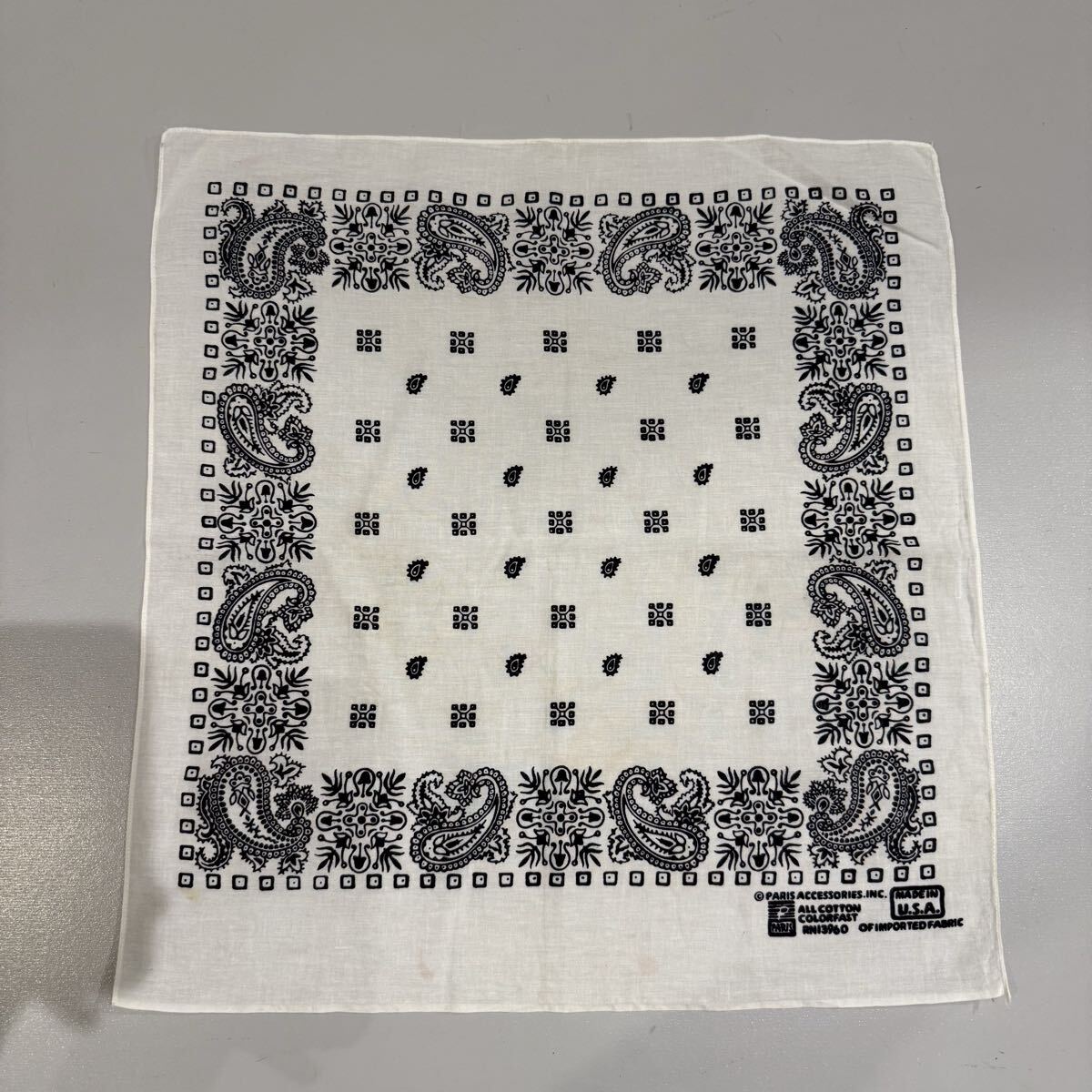 ★ビンテージ/バンダナ/70s/80s/USA/MIX/まとめ売り/セット売り/10枚/vintage/ヴィンテージ/アメリカ製/40_画像2