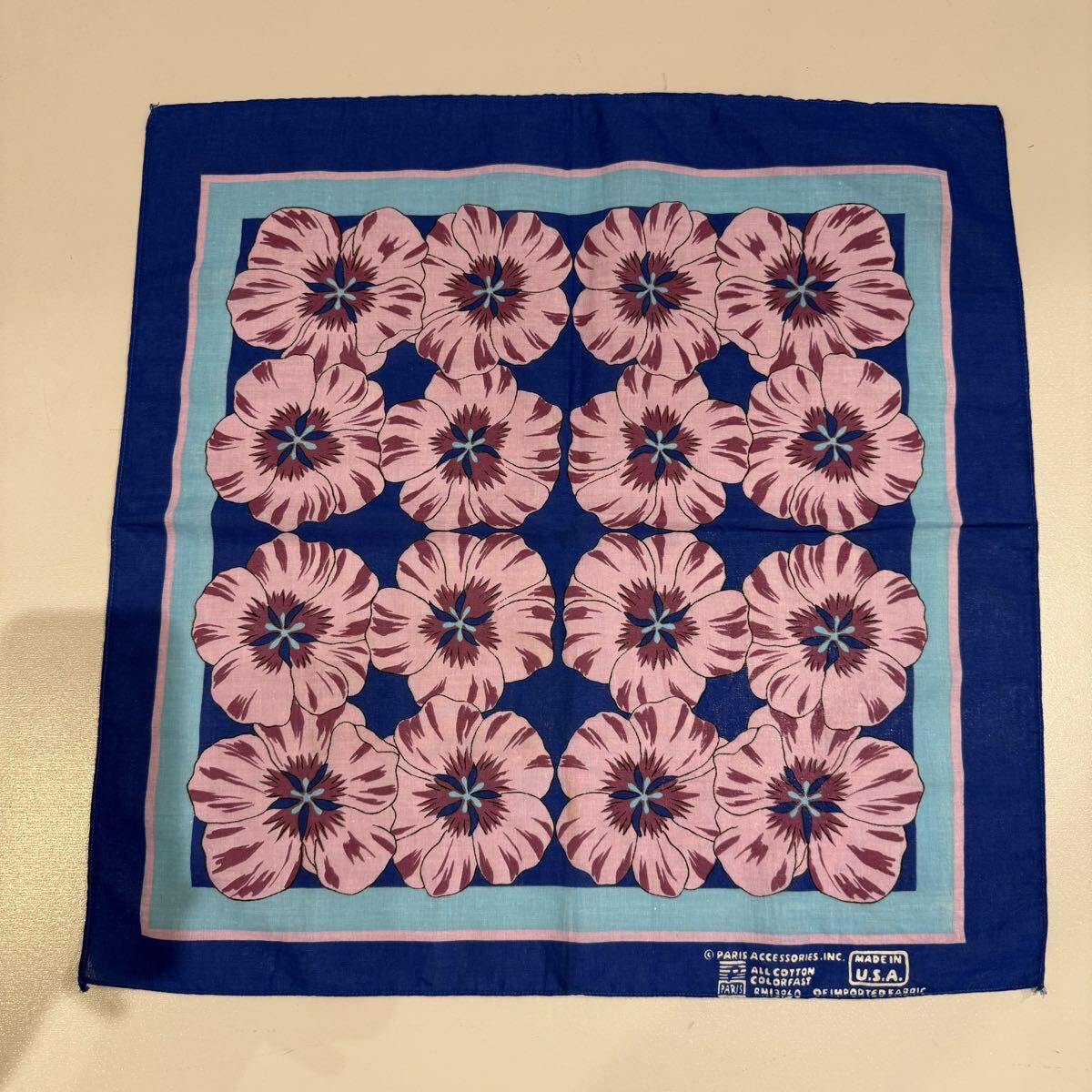 ★ビンテージ/バンダナ/70s/80s/USA/MIX/まとめ売り/セット売り/10枚/vintage/ヴィンテージ/アメリカ製/40_画像3