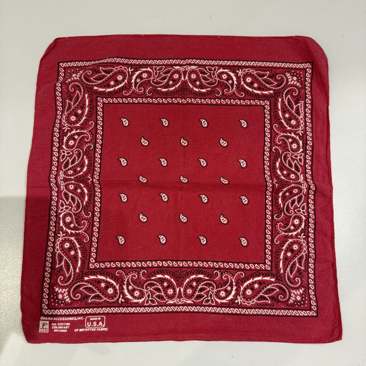 ★ビンテージ/バンダナ/70s/80s/USA/MIX/まとめ売り/セット売り/10枚/vintage/ヴィンテージ/アメリカ製/40_画像10