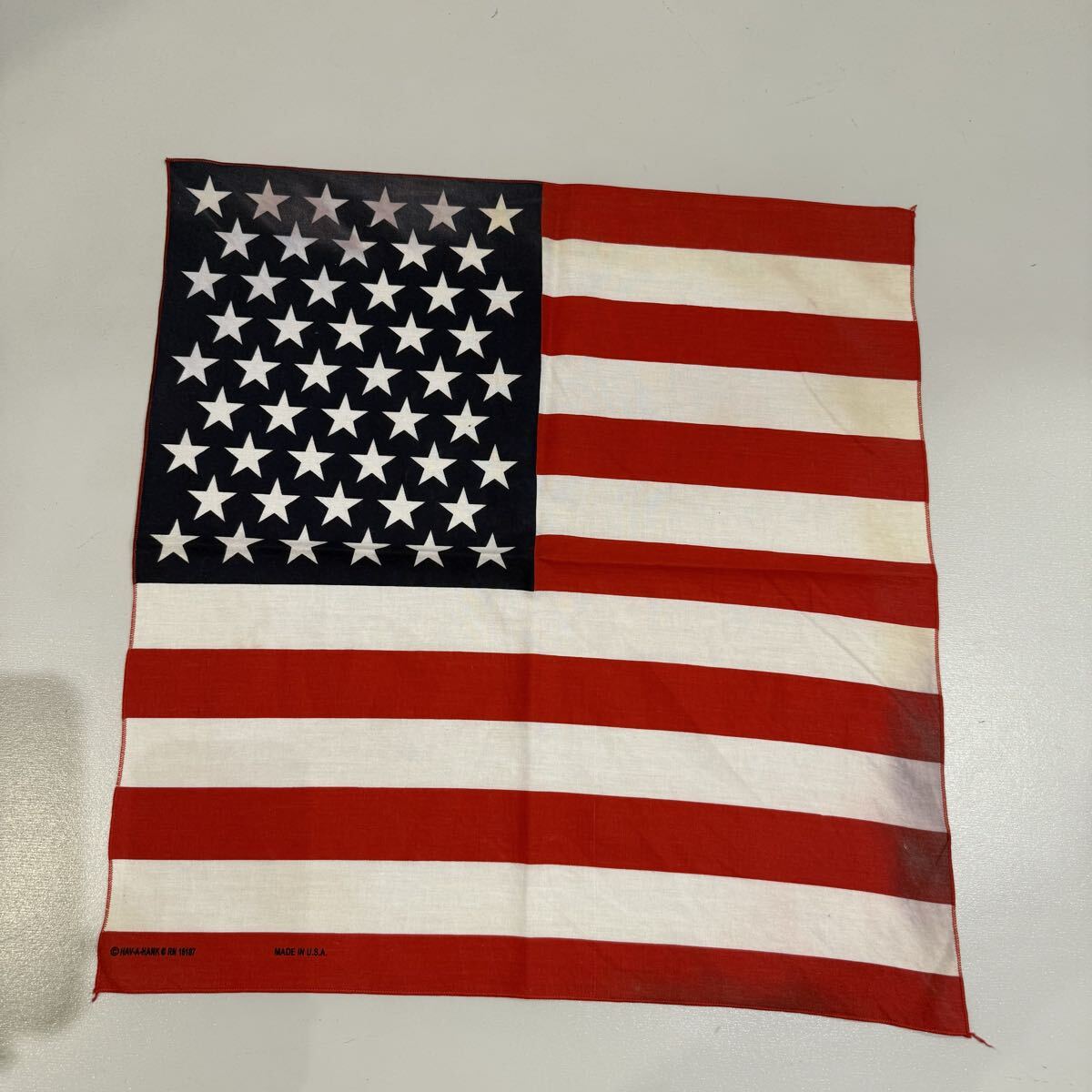 ★ビンテージ/バンダナ/80s/USA/MIX/まとめ売り/セット売り/10枚/vintage/ヴィンテージ/アメリカ製/42_画像4