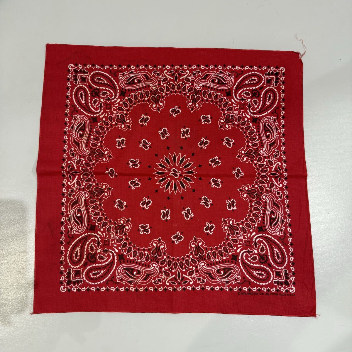 ★ビンテージ/バンダナ/80s/USA/MIX/まとめ売り/セット売り/10枚/vintage/ヴィンテージ/アメリカ製/42_画像9