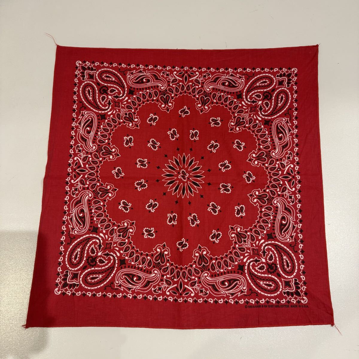 ★ビンテージ/バンダナ/80s/USA/MIX/まとめ売り/セット売り/10枚/vintage/ヴィンテージ/アメリカ製/42_画像10