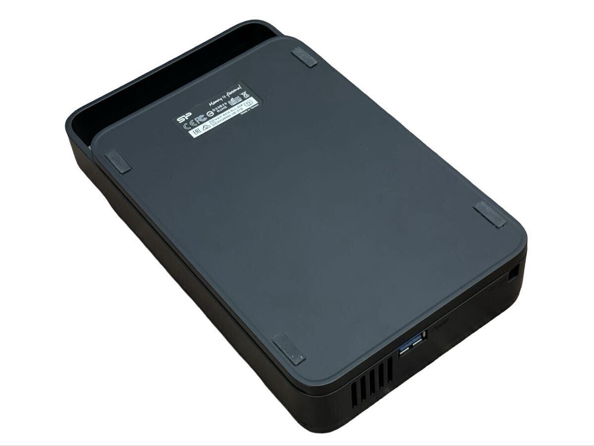 動作品 Stream S06 シリコンパワー 外付けハードディスク 3TB HDD USB TV テレビ PC パソコン 初期化済み 中古品■兵庫県姫路市発 C4_画像5