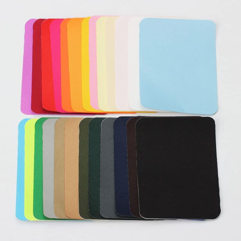 26枚セット 26色 サムコス 補修布 アイロンパッチ 26色セット 補修パッチ アイロンがけに使う 長方形 じゅんしょく リペア_画像7