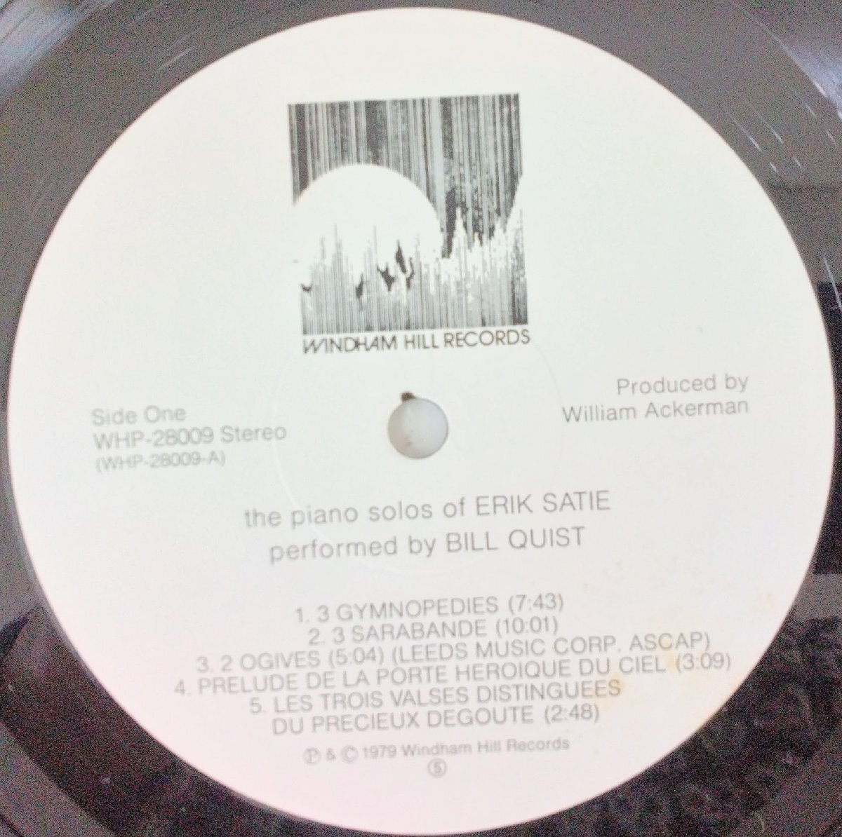 DC105 LP 帯付レコード エリック サティのピアノ作品集 Piano Solos of Erik Satie ビル クイスト Bill Quist 演奏者 アルファレコード_画像4