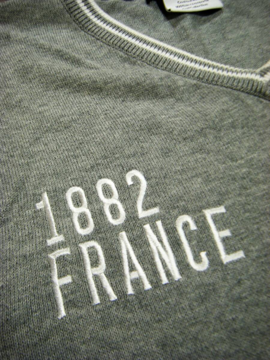 超伸縮/良品〇ルコックGOLF ベスト L 刺しゅうロゴ グレー_画像6