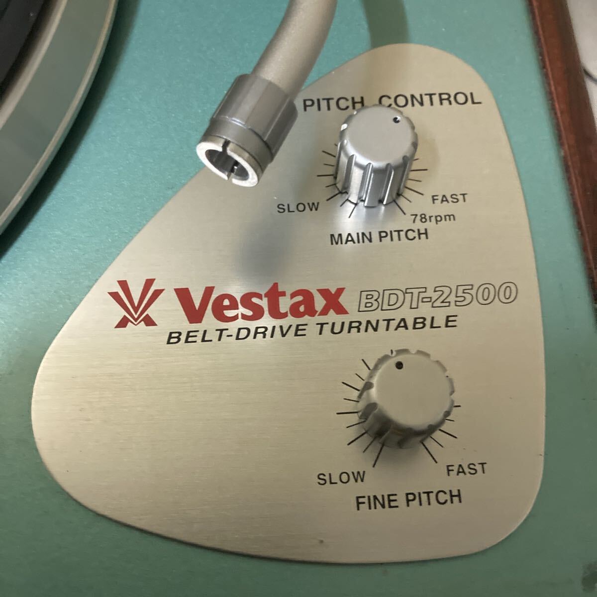 Vestax BELT-DRIVE TURNTABLE плеер BDT-2500be старт ks Junk электризация проверка 