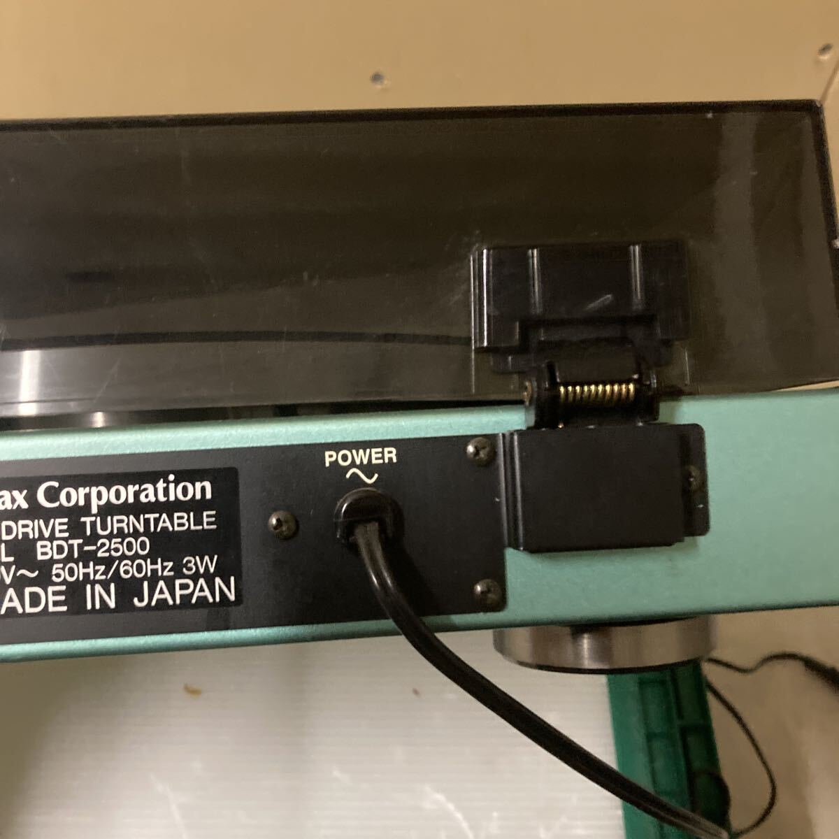 Vestax BELT-DRIVE TURNTABLE плеер BDT-2500be старт ks Junk электризация проверка 
