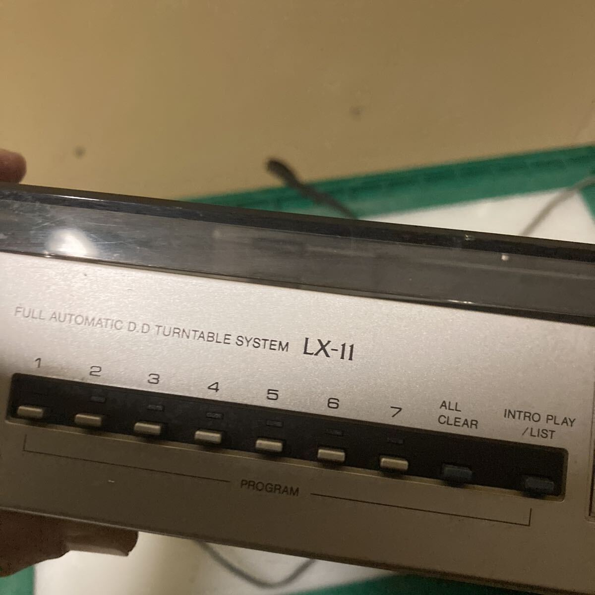 AIWA/アイワ/COMPUTER CONTROL FULL AUTOMATIC D.D. TURNTABLE SYSTEM/LX-11/ターンテーブル/ジャンク　通電確認_画像6
