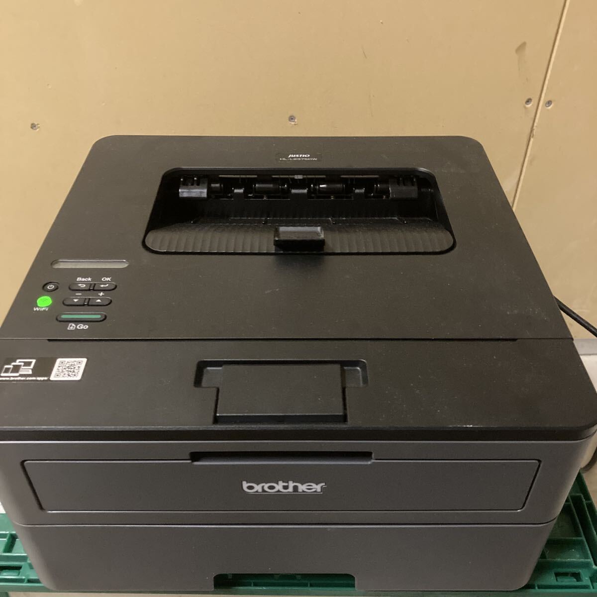 ブラザー【Brother HL-L2375DW】WIFI（無線LAN）機能付き　ドラムなし　ジャンク　通電確認_画像1