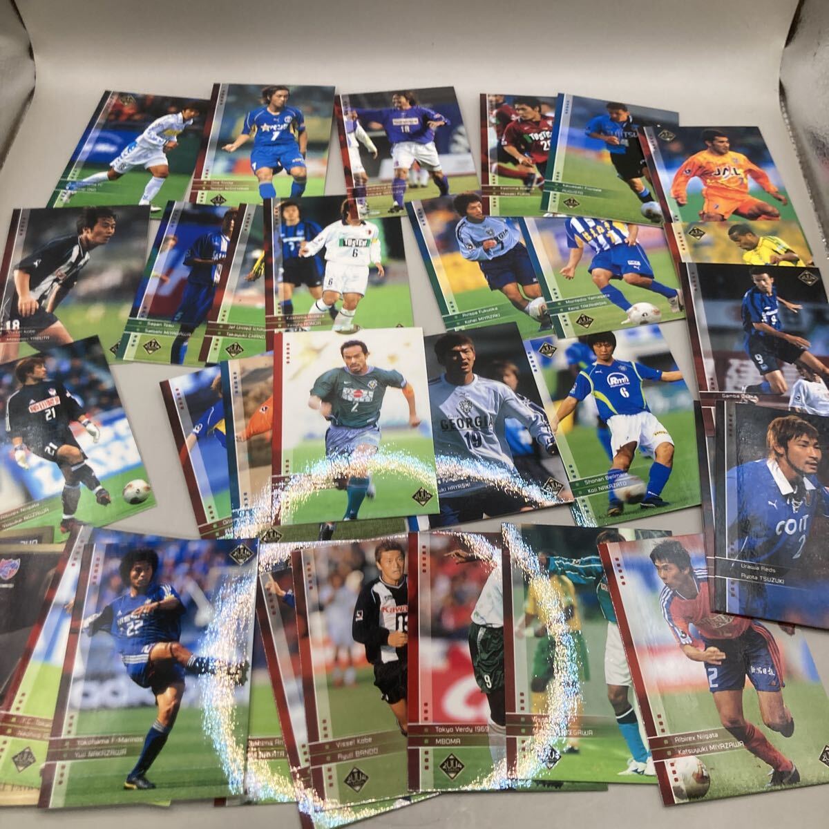 カルビー Jリーグチップスカード サッカー トレーディングカード 日本代表　2002 公式ファイル　他　カード150枚ほど　まとめ_画像10