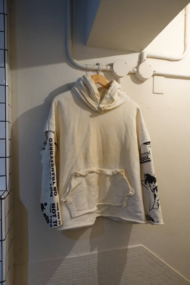 N.HOOLYWOOD エヌハリウッド スウェット パーカー レイヤードデザイン サイズ36 172-CS03-057_画像1