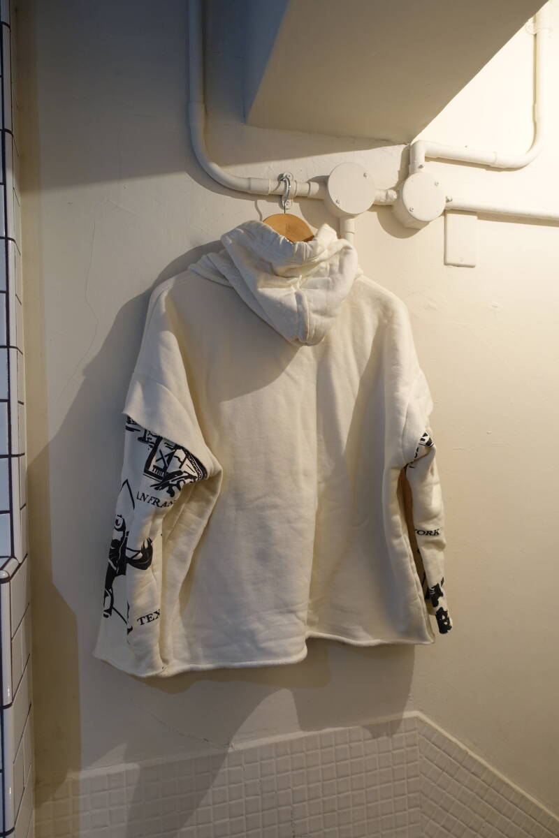 N.HOOLYWOOD エヌハリウッド スウェット パーカー レイヤードデザイン サイズ36 172-CS03-057_画像7