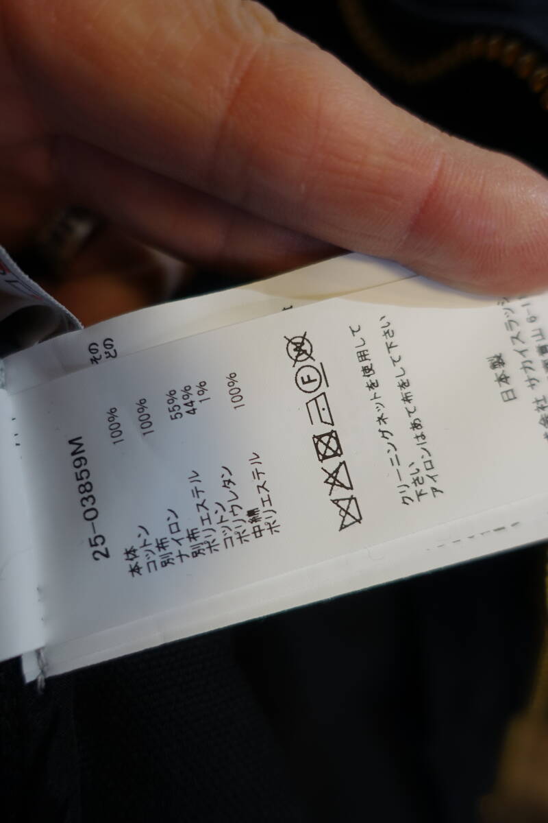 サカイ sacai × カーハート ジャケット 状態良好 サイズ3 25AW 2025AW 25-03859M 2520803859_画像7