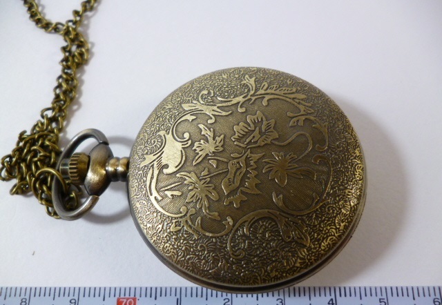 ф 懐中時計 龍に鳳凰 ネックレス ф 時計 龍 鳳凰 帯 飾り 龍と鳳凰_画像6